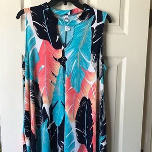 Colorful Sleeveless Summer Dress